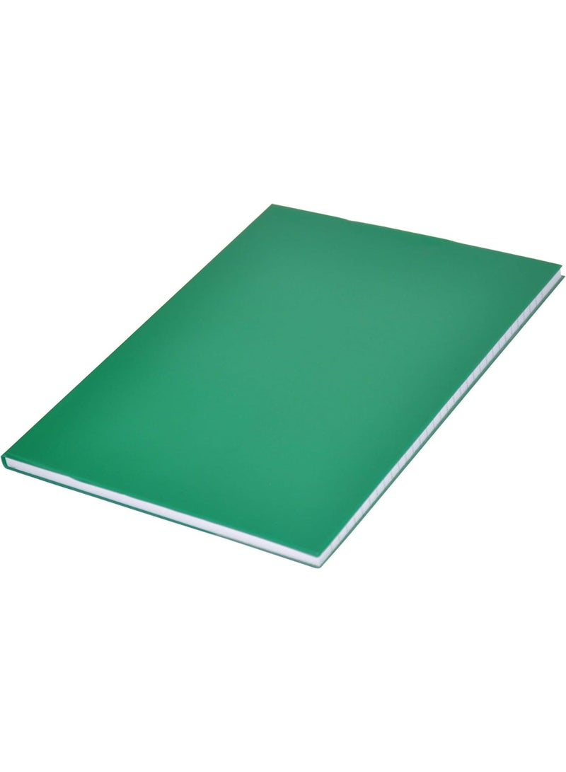 FIS PVC Cover NoteBook, 96 sheets, 192 pages, A4 Size, Single Line, Green Color, Packet of 5 Pieces - FSNBA42QPVCGR - Image 3